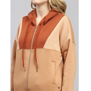 Conjunto Deportivo Informal para Mujer, Estilo Relajado Personalizado, Conjuntos Deportivos para Mujer Más Vendidos, Cremallera Completa con Bolsillos, Colores en Bloques, 2 Piezas - Product Image 6