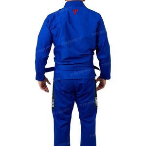 Kimono de BJJ Trimmy Azul, Unisex, Corte Regular, Poliéster/Algodón, Estampado Digital, Ropa de Artes Marciales para Adultos - Product Image 2
