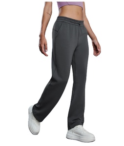 Women's <b>Oversized</b> <b>Sweatpants</b> Custom Printing Embroidery Cotton Joggers Active Training Running Casual Streetwear OEM Supplier - Product Image 4