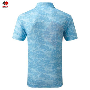Chemises polo personnalisées Ryan Pro Gear pour hommes, style pull, avec logo personnalisé sur le panneau. - Product Image 4