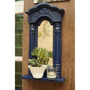 Whitewashed Pine Wood Rustic <b>Mirror</b> Wholesale | Cottage Farmhouse Statement Frame - Product Image 6