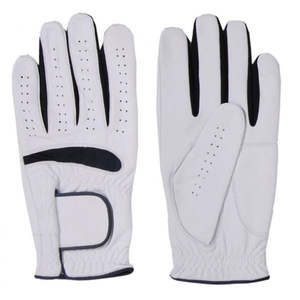 High Quality Custom Men's Golf Gloves Genuine Cabretta Leather Embroidered Logo Designed for Left Hand Use - Product Image 6