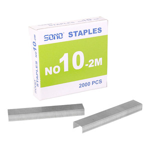 Agrafes SONO J88A n° 10-2M en acier, 2000 pièces, qualité industrielle, fournitures de bureau - Product Image 1