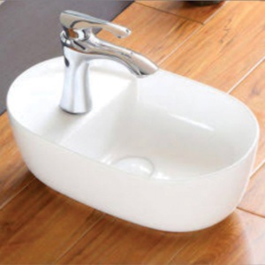 Lavabo de Cerámica de Alta Calidad para Baño, Diseño Moderno para Encimera - Product Image 1