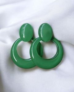 Pendientes de Resina Floral de Lujo, Pendientes Artísticos Hechos a Mano con Flores Incrustadas para Mujer, Joyería Elegante de Moda - Product Image 5