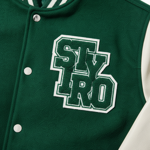 OEM Stylish Varsity <b>Jacket</b> Long <b>Sleeve</b> <b>Short</b> Length Casual Wear Top Trending Varsity <b>Jacket</b> New Arrival - Product Image 5