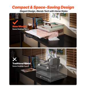 Nueva Máquina de Prensa de Calor Híbrida Multifunción 8 en 1 de 15 x 15 Pulgadas, Fácil Control, Sublimación Rápida, Color Verde Claro, Modelo D0100XFPU8U - Product Image 6