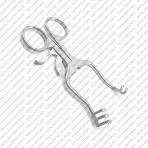 Rétracteur Weitlaner à pointes émoussées, instrument chirurgical auto-serrant, rétracteur tissulaire vétérinaire en acier inoxydable, fournisseur OEM - Product Image 3