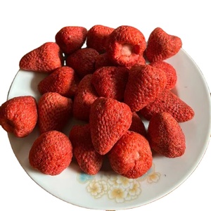 Fraises lyophilisées à texture croustillante, matière première naturelle du Vietnam, pour collation, dessert, ingrédient culinaire - Product Image 1