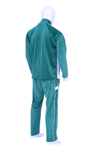 Top Selling 2026 Custom <b>Velour</b> <b>Tracksuit</b> Plus Size Casual Solid Premium Soft Touch Warm 2-Piece Full-Zip Jogging Set for Men - Product Image 4
