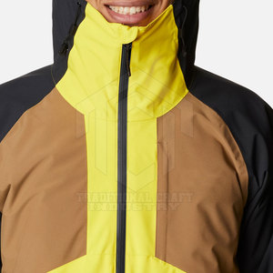 Veste de ski d'hiver haut de gamme avec capuche, tissu respirant, logo frontal, idéale pour l'extérieur - Product Image 4