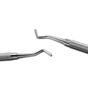 Cureta Ósea Quirúrgica Dental Lucas, Cureta Ósea Dentada de Doble Punta, Cucharas de Precisión para Cirugía Oral, Acero Inoxidable, Aprobado por ISO - Product Image 6