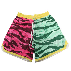 Pantalones Cortos de Baloncesto Deportivos de Malla Sólida de Alta Calidad para Hombre con Logotipo Personalizado, Transpirables y de Secado Rápido - Product Image 1