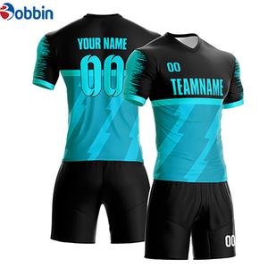 Maillots de football personnalisés pour adultes, col rond, haute qualité, respirants, pas chers, uniformes de football, vêtements de sport, shorts de football personnalisés - Product Image 5