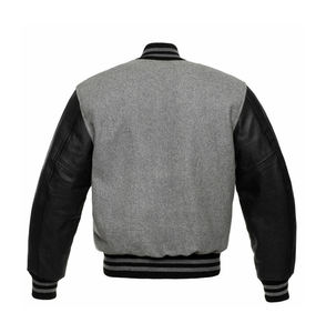 Custom Luxury High Quality College Baseball Jacket For <b>Men</b> Woolen Body With Leather Sleeve Letterman Varsity Jacket for <b>Men</b> - Product Image 6