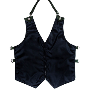 Gilet Monstera fantaisie, gilet respirant imprimé de haute qualité, exclusivement conçu pour les baristas et les mixologues. - Product Image 2