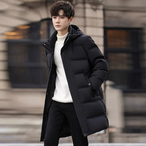 Curry Sports High Quality <b>Men's</b> <b>Long</b> Windproof Casual <b>Puffer</b> Jacket Winter Warm Thick Polyester Fiber <b>Coat</b> - Product Image 3