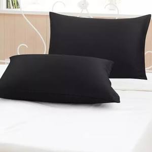 ปลอกหมอนผ้าฝ้ายสีพื้น นุ่ม ระบายอากาศได้ดี ปลอกหมอนตกแต่งบ้าน โซฟาทันสมัย ห้องนอน ห้องนั่งเล่น ขายส่ง ชุด 2 ชิ้น - Product Image 3