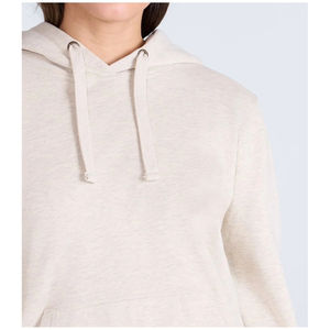 Sweat à capuche décontracté personnalisé pour femme, 100 % coton molletonné, fermeture éclair, manches longues, grandes tailles, col à capuche imprimé pour l'hiver - Product Image 4