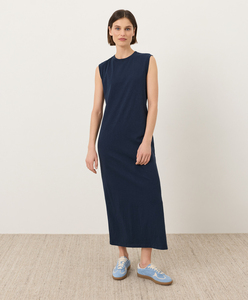 เดรสยาวแฟชั่นใหม่ขายส่งสำหรับผู้หญิง ดีไซน์หรูหรา คอกลม แขนกุด - Product Image 1