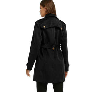 New Wholesale Fashion Winter Women's Long Waterproof Sheep Skin <b>Coat</b> Casual with Hood High Quality Unique Design - Product Image 3