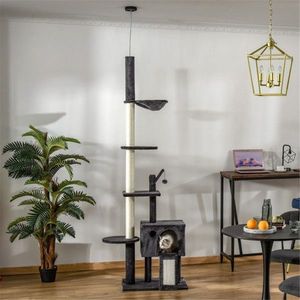 Albero Tiragraffi in Legno per il Divertimento di Tuo Amico Felino nel Gioco e nella Salita! - Product Image 6