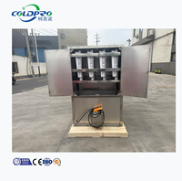 Machine à glaçons en cubes COLDPRO 1 tonne, commerciale, en acier inoxydable, automatique, pour bars, hôtels et restaurants