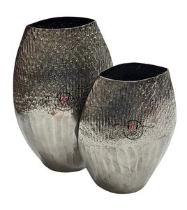 Vase à fleur moderne à double ton en aluminium métal laiton cuivre Vente à chaud Décoration de maison jardin bureau - Product Image 1