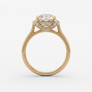 แหวนหมั้นเพชรทรงบริลเลียนต์ 2.21 กะรัต ทองคำขาว 18K แท้ รับรองโดย IGI ระยิบระยับ หรูหรา เหมาะสำหรับงานแต่งงาน งานฉลองครบรอบ - Product Image 4