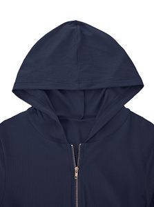 Winter Relaxed Women's Cropped <b>Zip</b> <b>up</b> Hoodie Boxy Silhouette with Drop Shoulders Personalized Designs for Everyday Streetwear - Product Image 6