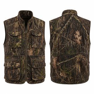 Gilet de chasse camouflage pour homme MEGAMAPLE, softshell, manches longues, respirant, polyester, décontracté, pour l'été, usage extérieur, imprimé numérique - Product Image 1