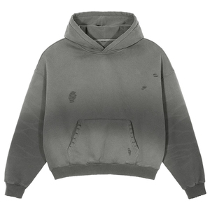 Sudadera con Capucha de Diseño Nuevo para Hombre, Estilo Urbano, Vintage, de Alta Calidad, Secada al Sol, 400GSM, Oversize, con Hombros Caídos - Product Image 5