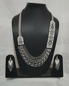 Conjunto de Collar de Cuentas de Vidrio de Calidad Premium, Joyería Hecha a Mano para Fiestas, Regalo de Cumpleaños para Mujeres, Colección - Product Image 1