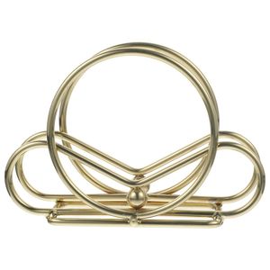 Modern Handmade Metal <b>Tissue</b> <b>Holder</b> Stand Luxury Gold Napkin <b>Holder</b> for Home <b>Kitchen</b> Wedding Restaurant Dining Table Supplies - Product Image 2
