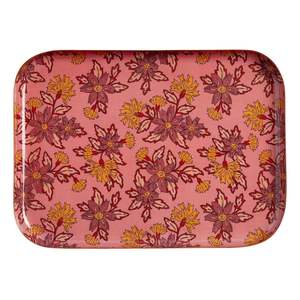 Bandeja de Servir de Porcelana Esmaltada de Lujo |   Bandeja Decorativa para Alimentos de Metal Resistente |   Bandeja para Mesa de Centro con Estampado Floral |   Regalos al por Mayor B2B - Product Image 6