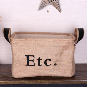 Sac de rangement en jute avec lamination intérieure pour une résistance à l'eau et une durabilité accrues - Product Image 5