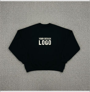 เสื้อสเวตเชิ้ตผู้ชายคุณภาพสูง สไตล์สตรีทแวร์ ล้างสีแบบแอซิด บล็อกสีตัดกัน ปักโลโก้ตามสั่ง เนื้อผ้าหนา - Product Image 4