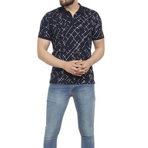 เสื้อเชิ้ตแบบสวมใส่สบายระบายอากาศได้ดี พิมพ์ลายแบบซับลิเมชั่นตามสั่ง |   เสื้อยืดกีฬาผสมโพลีเอสเตอร์และผ้าฝ้าย |   เสื้อกอล์ฟแห้งเร็วสำหรับขายส่ง - Product Image 5