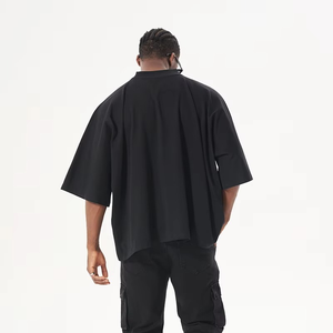 เสื้อกอล์ฟผู้ชายสีขาวล้วนคุณภาพสูง ผ้าฝ้าย 100% ไซส์ใหญ่พิเศษ แห้งเร็ว ระบายอากาศดี เป็นมิตรกับสิ่งแวดล้อม เหมาะสำหรับฤดูใบไม้ร่วง - Product Image 3