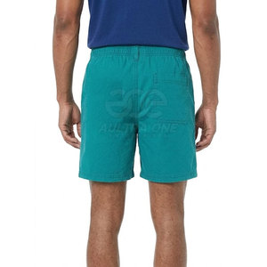 <b>Men</b> Casual Wear <b>Shorts</b> Solid 100% Cotton Durable Lightweight Fabric Quick Dry Comfortable Fit for Daily Activities - Product Image 2