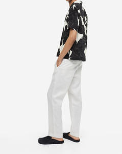 เสื้อเชิ้ตพิมพ์ลายวินเทจลายทาง แขนสั้น สไตล์ลำลองทรงโอเวอร์ไซส์ แบบติดกระดุม เหมาะสำหรับใส่ทำงาน ฤดูใบไม้ผลิ/ฤดูร้อน - Product Image 5