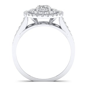 Bague de fiançailles REYES GRA certifiée en argent sterling 925, coupe ovale, 1,35 carat, moissanite, bijoux fins, cadeau d'anniversaire pour elle - Product Image 4