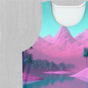 Camiseta sin mangas transpirable, antiencogimiento, antipilling, informal, para hombre, sublimable, de color sólido, totalmente personalizable, servicio OEM, alta calidad - Product Image 6