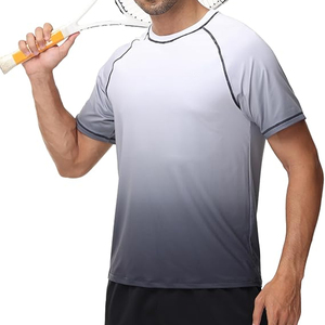 Men Rash Guard <b>Compression</b> T <b>Shirt</b> Short Sleeve Swim <b>Shirt</b> UV Protection Quick Dry Custom Logo Wholesale - Product Image 5