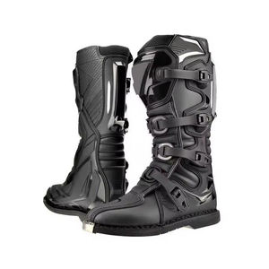 Chaussures de course moto dernier cri, maillot de course personnalisé, bottes de moto en cuir confortables, chaussures durables pour hommes et unisexe - Product Image 1