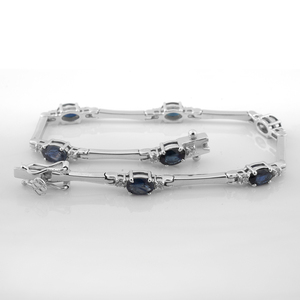 Bracelet en argent Sterling 925 fait à la main pour dames très attrayant poids léger véritable rubis pierre précieuse fête porter bracelet en diamant - Product Image 3