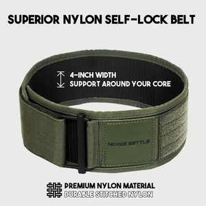 Ceinture de musculation en néoprène réglable et respirante pour l'entraînement en force, unisexe, avec fermeture auto-agrippante (Velcro) - Product Image 1