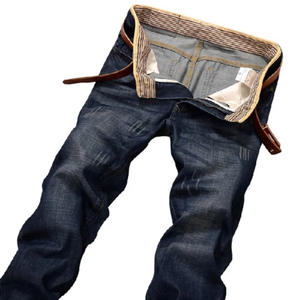 Jeans décontractés pour hommes 2026 – Coupe droite, extensibles, en denim, style classique, pour jeunes hommes - Product Image 3