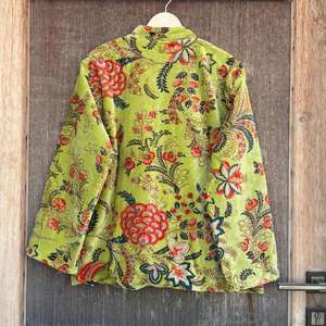 เสื้อคลุมกิโมโนพิมพ์ลายดอกกำมะหยี่ สไตล์โบโฮญี่ปุ่น - Product Image 5