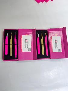 Pince à épiler de précision Dolphin/New Isolation/90 Boot en acier inoxydable durable, antistatique, à pointe lisse de 10 mm, pour isolation des cils - Product Image 1